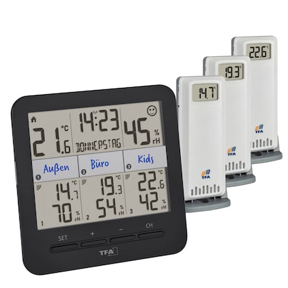 Artikelbild 22 für TFA® 30.3075 KLIMA@HOME 2 Hygrometer schwarz, Artikelnummer 338008