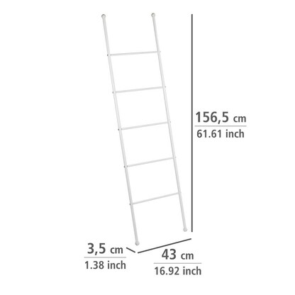 Artikelbild 4 für WENKO Handtuchhalter Viva weiß, Artikelnummer 529166