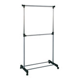 Artikelbild 1 für HAKU Möbel Rollgarderobe 44708 schwarz Metall 90,0 x 120,0-210,0 cm, Artikelnummer 552913