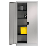 Artikelbild 1 für mauser Metallschrank 790052A0 lichtgrau 95,0 x 42,0 x 195,0 cm, aufgebaut, Artikelnummer 433134