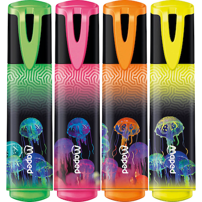 Artikelbild 9 für maped Deepsea Paradise Textmarker farbsortiert, 4 St., Artikelnummer 260271