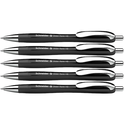 Artikelbild 3 für Schneider Kugelschreiber Slider Rave XB schwarz, Schreibfarbe: blau, 1 St., Artikelnummer 284608