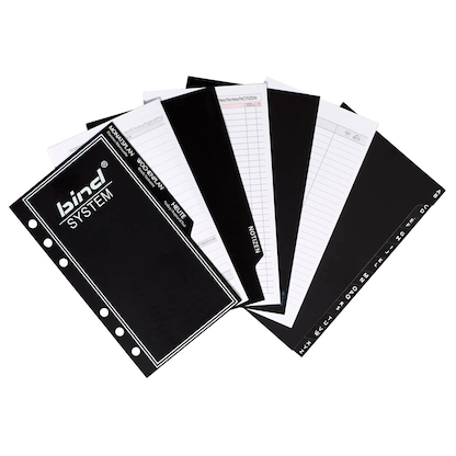 Artikelbild 4 für bind Ringbuch-Ergänzungsset MANAGER Starteinlage A6, Artikelnummer 533505