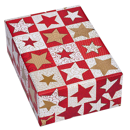 Artikelbild 2 für JUNG SCHÖNER VERPACKEN Geschenkpapier Silent Night Sterne mehrfarbig, 20,0 m, Artikelnummer 384198