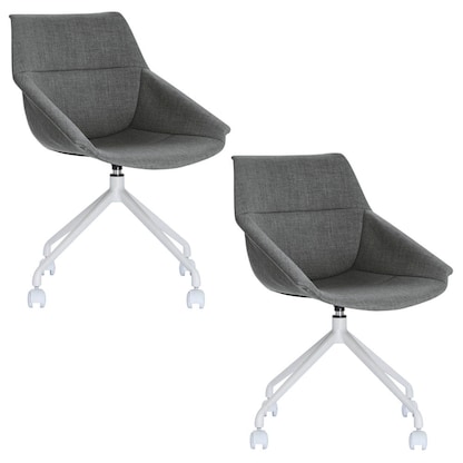 Artikelbild 5 für 2 meet powered by PAPERFLOW Schalenstühle LUGE CHLUGEX2.13.11 anthrazit Stoff, Artikelnummer 140042