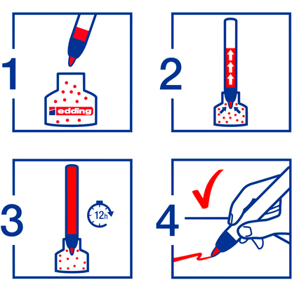 Artikelbild 6 für edding 31 Ecoline Flipchart-Marker farbsortiert 1,5 - 3,0 mm, 4 St., Artikelnummer 494961