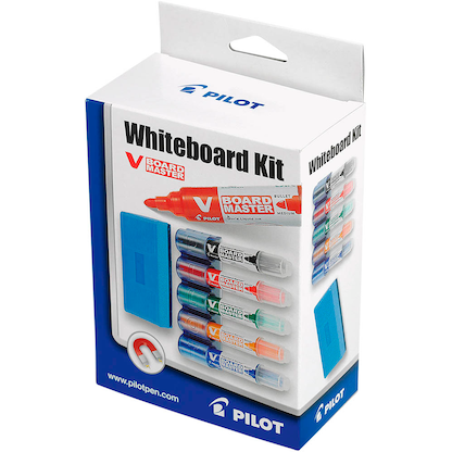 Artikelbild 3 für PILOT V BOARD MASTER Set Whiteboard-Marker farbsortiert 2,0 - 5,0 mm, 5 St., Artikelnummer 786721