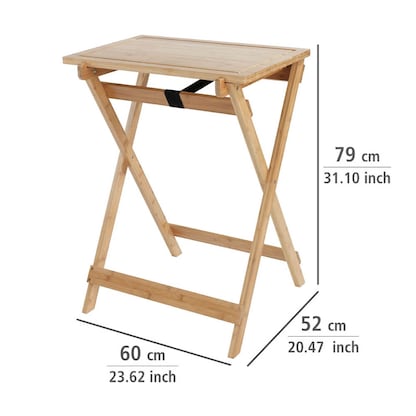 Artikelbild 4 für WENKO Lugo Beistelltisch Bambus braun 60,0 x 52,0 x 79,0 cm, Artikelnummer 810913