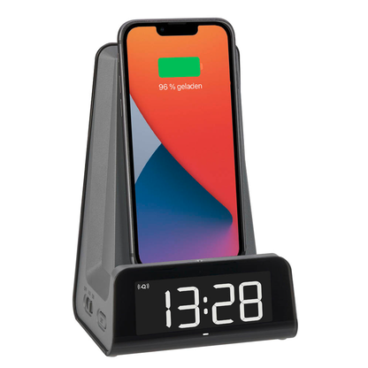 Artikelbild 2 für TFA® digitaler Wecker 60.2033 ICONcharge schwarz Kunststoff 107,0 x 83,0 mm, Artikelnummer 337989