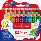 Artikelbild 1 für FABER-CASTELL Grippy Malset farbsortiert, 16 St., Artikelnummer 589196
