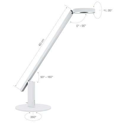 Artikelbild 13 für LUCTRA® by DURABLE TABLE LITE LED-Schreibtischlampe weiß 12 W, Artikelnummer 625659