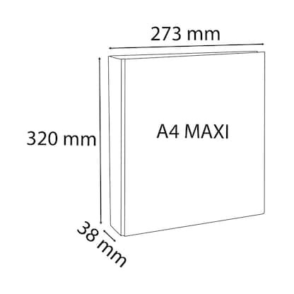 Artikelbild 2 für Exacompta Kreacover Ringbuch 2-Ringe weiß 3,8 cm DIN A4, 1 St., Artikelnummer 680817