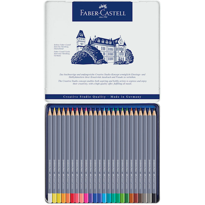 Artikelbild 18 für FABER-CASTELL Goldfaber Aqua Aquarellstifte farbsortiert, 24 St., Artikelnummer 491769