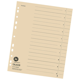 Artikelbild 1 für FALKEN Trennblätter DIN A4 1-0 chamois, 180 g/qm, 100 St., Artikelnummer 958462