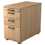 Artikelbild 1 für HAMMERBACHER SC40 Standcontainer eiche 4 Auszüge 42,8 x 80,0 x 72,0 - 76,0 cm, Artikelnummer 860522