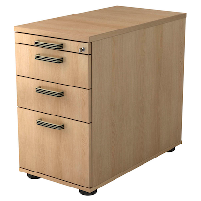 Artikelbild für HAMMERBACHER SC40 Standcontainer eiche 4 Auszüge 42,8 x 80,0 x 72,0 - 76,0 cm, Artikelnummer 860522