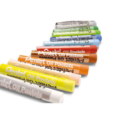 Artikelbild 4 für Pentel Oil Pastels Ölkreide farbsortiert 12 St., Artikelnummer 272672