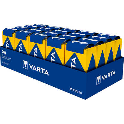 Artikelbild für 20 VARTA Batterien LONGLIFE Power E-Block 9,0 V, Artikelnummer 583082