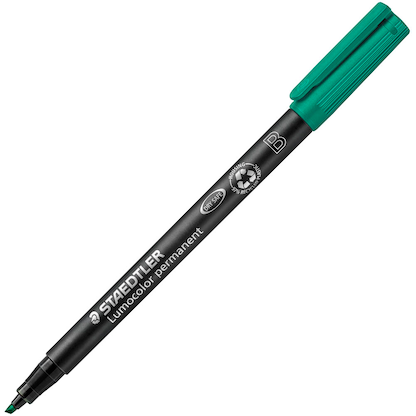 Artikelbild 18 für STAEDTLER Lumocolor® Folienstift grün 1,0 - 2,5 mm permanent, Artikelnummer 910897