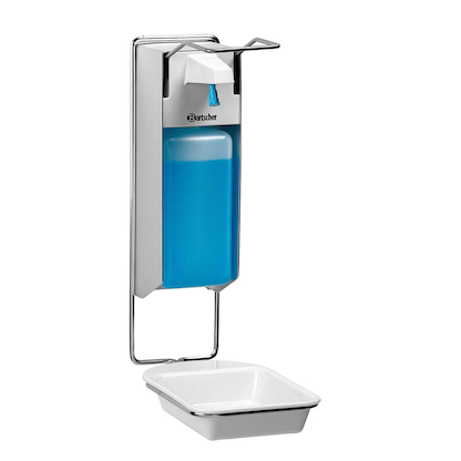 Artikelbild 2 für Bartscher Tropfschale für Desinfektionsmittelspender PS 0,9L-W 850018 weiß Kunststoff, Artikelnummer 426538