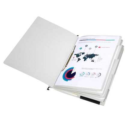 Artikelbild 6 für AKTION: 10 dots Personalhefter Karton lichtgrau 4 x kaufmännische Heftung, Artikelnummer 389585