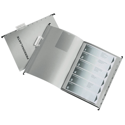 Artikelbild für AKTION: LEITZ Personalmappe Personalakte grau mit Prämie nach Registrierung, Artikelnummer 348094