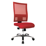 Artikelbild 1 für Topstar Bürostuhl Nito, PRONETSYT31 Stoff rot, Gestell alu, Artikelnummer 441758