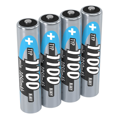 Artikelbild 2 für 4 ANSMANN Akkus Micro AAA 1.050 mAh, Artikelnummer 533195