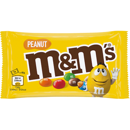 Artikelbild 2 für m&m's PEANUT Schokobonbons 24x 45,0 g, Artikelnummer 397513