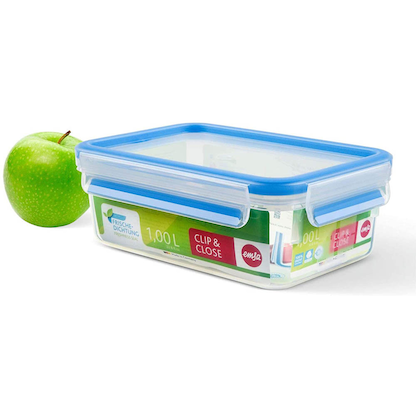 Artikelbild für emsa Frischhaltedose CLIP & CLOSE 7,0 cm hoch transparent 1,0 l, 1 St., Artikelnummer 669881
