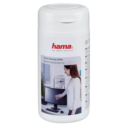Artikelbild 13 für hama Bildschirm-Reinigungstücher 1-lagig weiß, 100 Tücher, Artikelnummer 748717