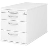 Artikelbild 1 für HAMMERBACHER TC30 Rollcontainer weiß 4 Auszüge 42,8 x 80,0 x 51,2 cm, Artikelnummer 375879