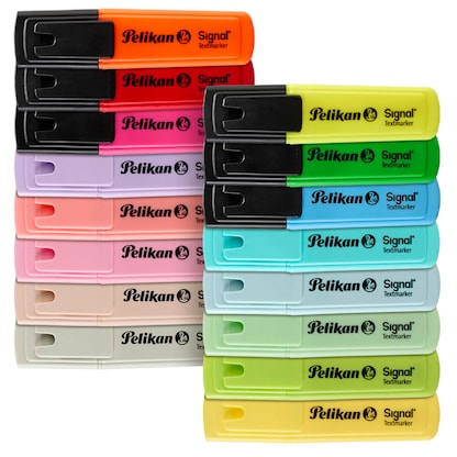Artikelbild 21 für Pelikan Signal Textmarker farbsortiert, 16 St., Artikelnummer 574219