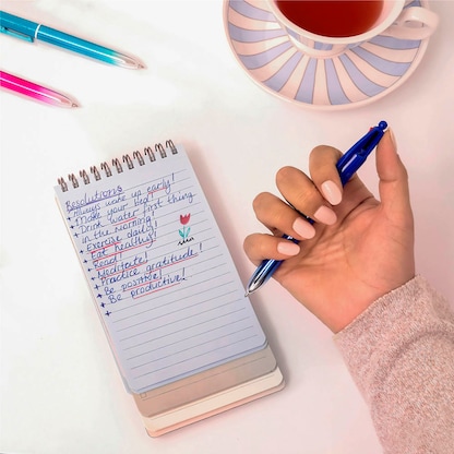 Artikelbild 6 für BIC 4-Farben-Kugelschreiber 4-Colours Smooth Gradient metallic blau, Schreibfarbe: schwarz, blau, rot, grün, 1 St., Artikelnummer 592786