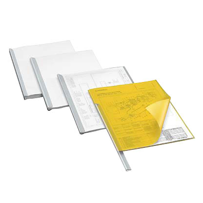 Artikelbild 24 für 25 DURABLE Klemmschienen transparent DIN A4 100 Blatt, Artikelnummer 437244