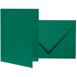 Artikelbild 1 für 10 artoz Faltkarten mit Briefumschlägen Mosaic DIN B6 tannengrün, Artikelnummer 959080