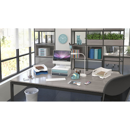 Artikelbild 5 für cep Schubladenbox MoovUp mit Schloss mint, grau 1091112961, DIN A4 quer mit 2 Schubladen, Artikelnummer 431811