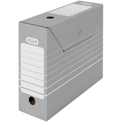 Artikelbild 2 für 10 ELBA Archivboxen Tric grau/weiß 11,0 x 34,0 x 27,0 cm, Artikelnummer 961831