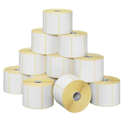 Artikelbild 8 für ZEBRA Etikettenrollen für Etikettendrucker 800262-127 weiß, 57,0 x 32,0 mm, 12 x 2100 Etiketten, Artikelnummer 675210