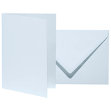 Artikelbild 1 für 10 artoz Faltkarten mit Briefumschlägen Mosaic DIN B6 hellblau, Artikelnummer 959239