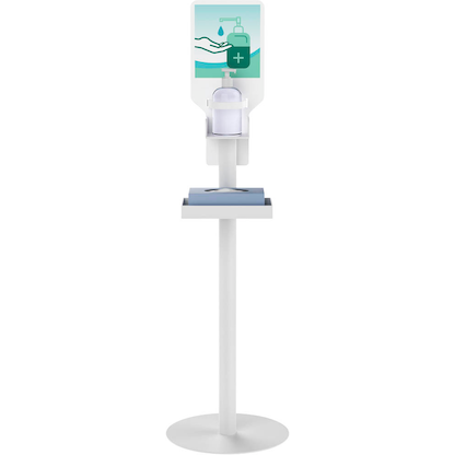 Artikelbild 20 für PAPERFLOW Desinfektionsspender stehend PUGHG.13 weiß Stahl 1,0 l, Artikelnummer 202842