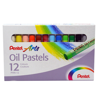 Artikelbild 5 für Pentel Oil Pastels Ölkreide farbsortiert 12 St., Artikelnummer 272672