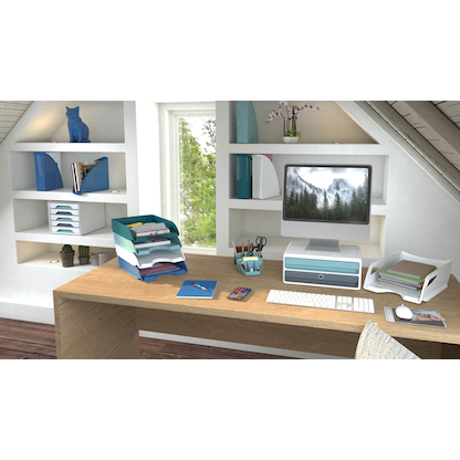 Artikelbild 6 für cep Schubladenbox MoovUp mit Schloss mint, grau 1091112961, DIN A4 quer mit 2 Schubladen, Artikelnummer 431811