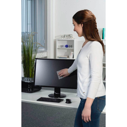 Artikelbild 2 für hama Bildschirm-Reinigungstücher 1-lagig weiß, 100 Tücher, Artikelnummer 748717