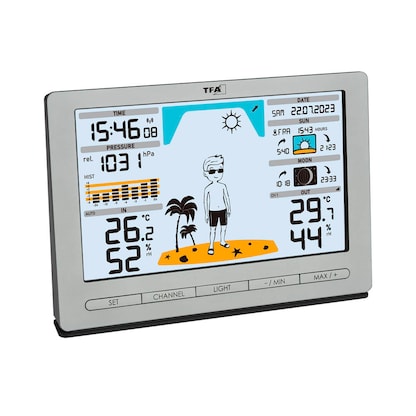 Artikelbild 2 für TFA® 35.1097 METEO JACK Wetterstation silber, Artikelnummer 338029