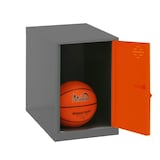 Artikelbild 1 für Simonrack Spind SIMONLOCKER DISM anthrazit, orange 8425437116537, 1 Schließfach 30,0 x 50,0 x 47,5 cm, Artikelnummer 354797