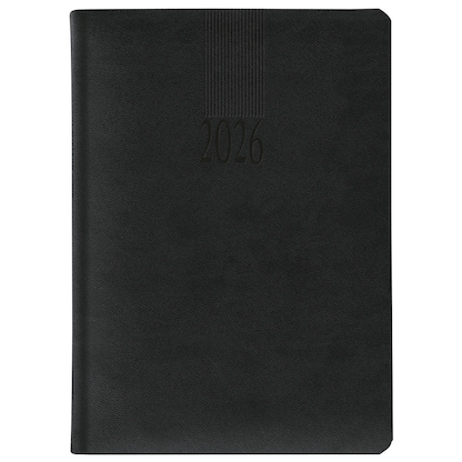 Artikelbild 2 für Lediberg Taschenkalender Tagesplaner 2026 schwarz, Artikelnummer 550998