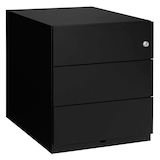 Artikelbild 1 für BISLEY Note Rollcontainer schwarz 3 Auszüge 42,0 x 56,5 x 49,5 cm, Artikelnummer 493353