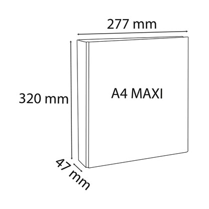 Artikelbild 3 für Exacompta Kreacover Ringbuch 2-Ringe weiß 4,7 cm DIN A4, 1 St., Artikelnummer 681241