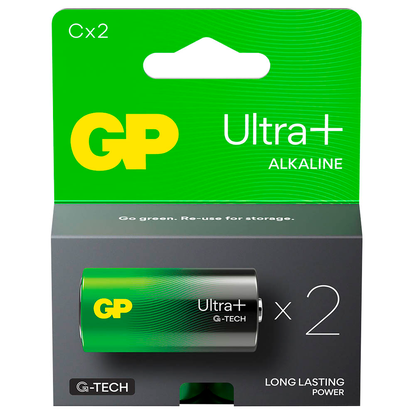Artikelbild 3 für 2 GP Batterie ULTRA PLUS Baby C 1,5 V, Artikelnummer 219499